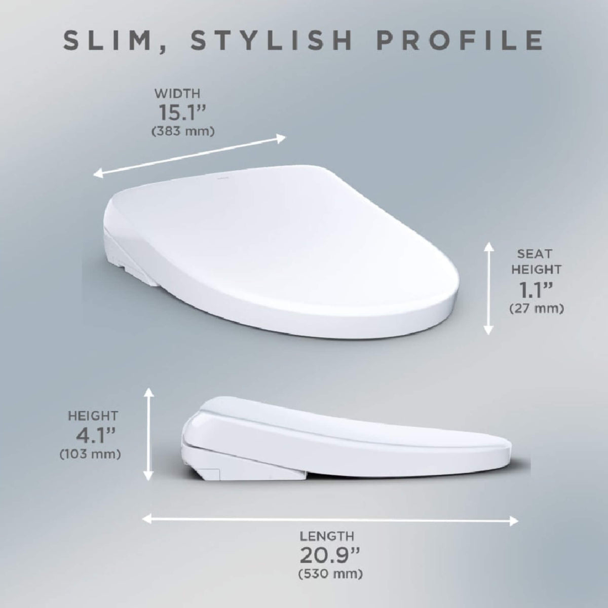 [SW4736AT40#01] TOTO S7A Washlet Bidet Seat