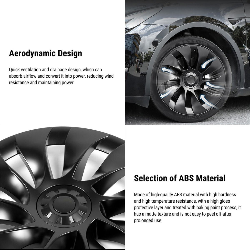 TESERY 20″ Wheel Cover For Tesla Model Y (4PCS)