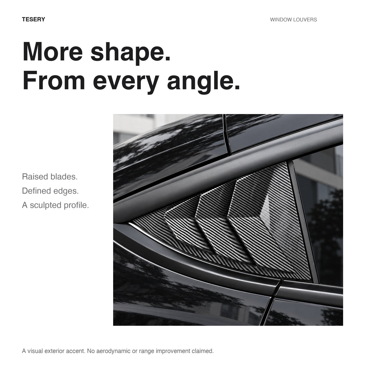 Rear Window Louvers 2-Pack