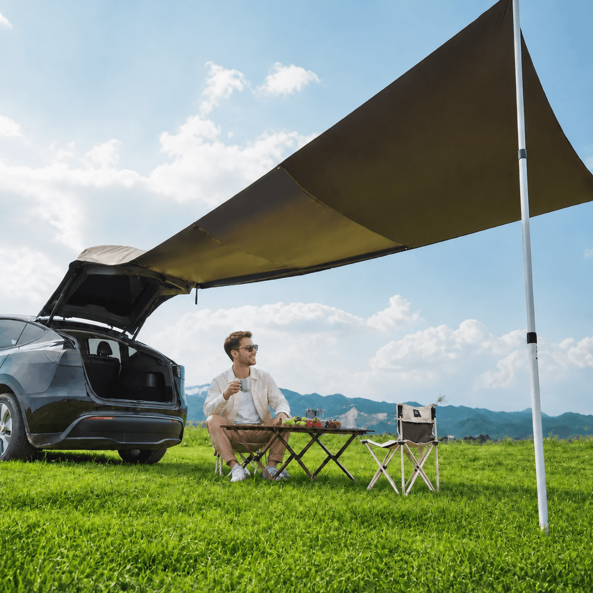 TESERY Tailgate Camping Tent for Tesla Model Y Juniper
