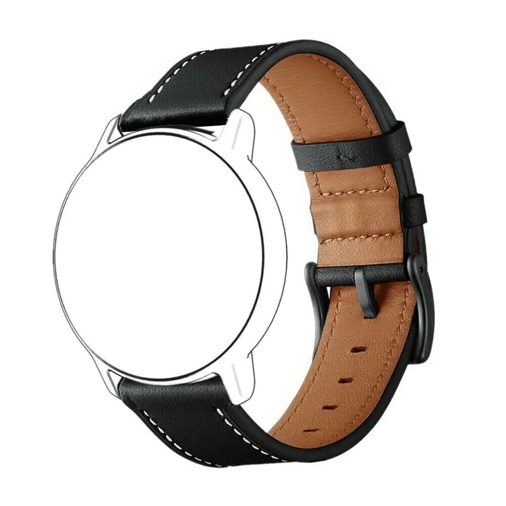 18mm 20mm 22mm Classic Genuine Leather Watch Band Strap Quick