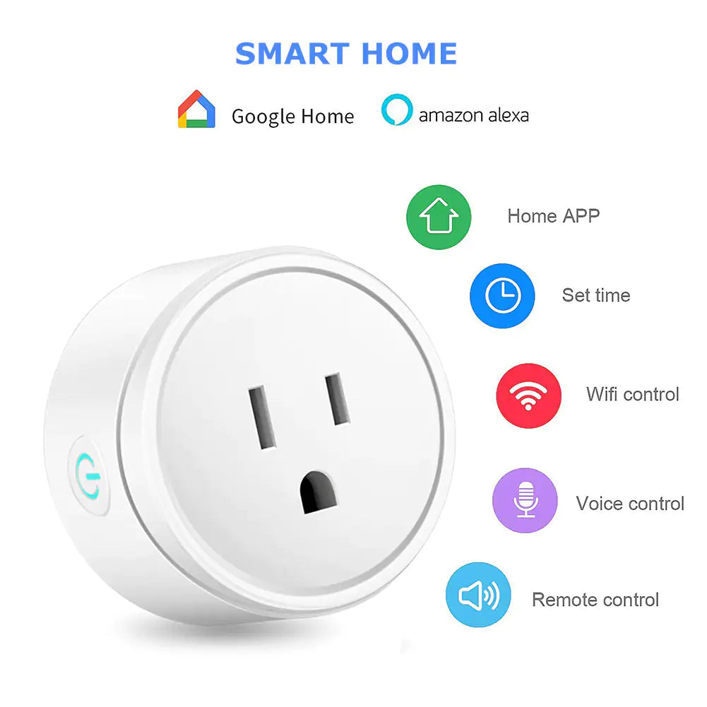 Smart Home Outlet Control By Google Home Assistant Amazon Alexa 2