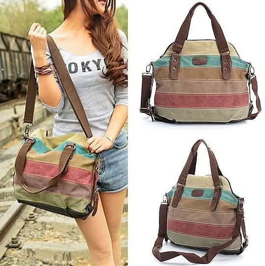 Valencia Canvas Shoulder Bag
