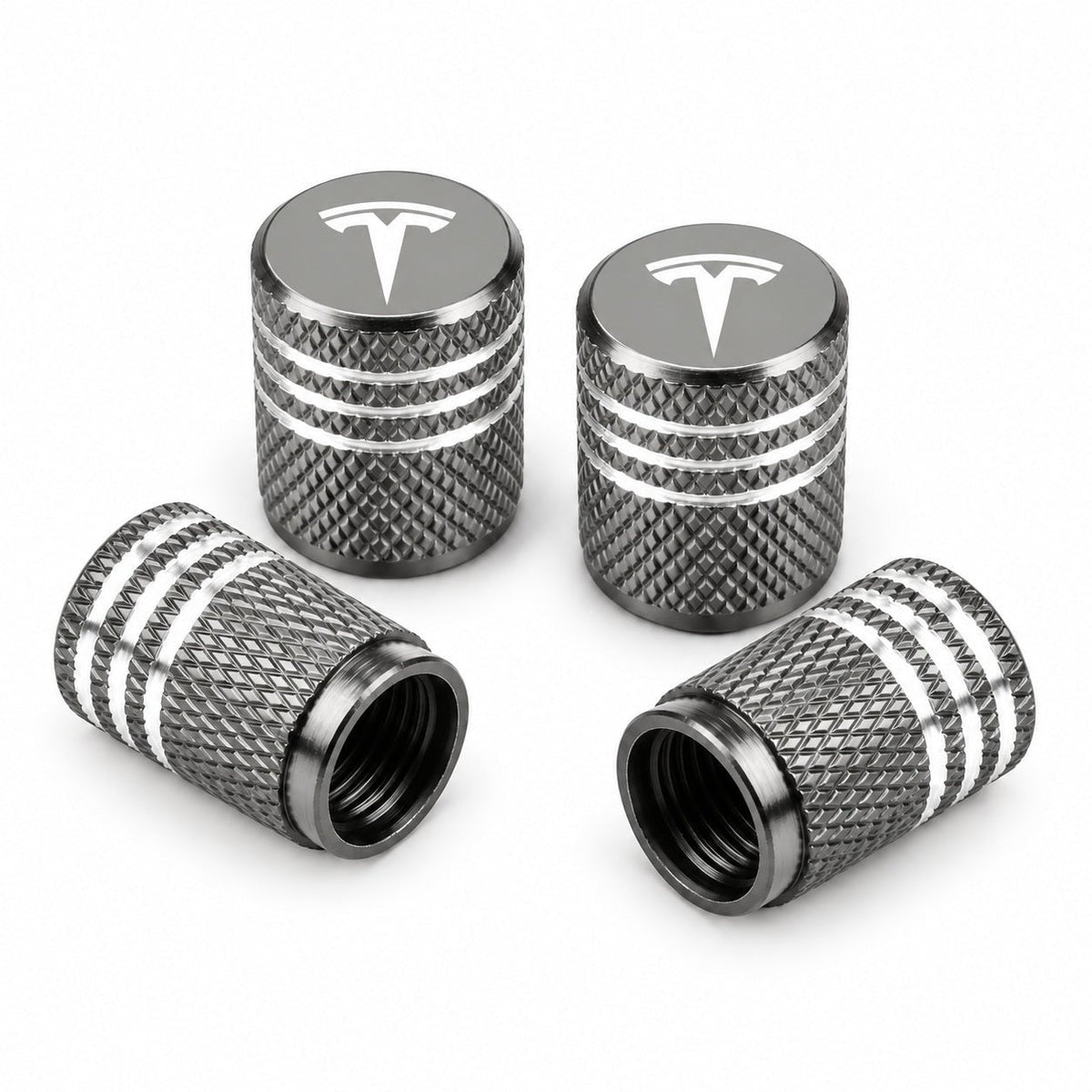 Valve Stem Caps 4-Pack for Tesla 3/Y/S/X 2017-ON
