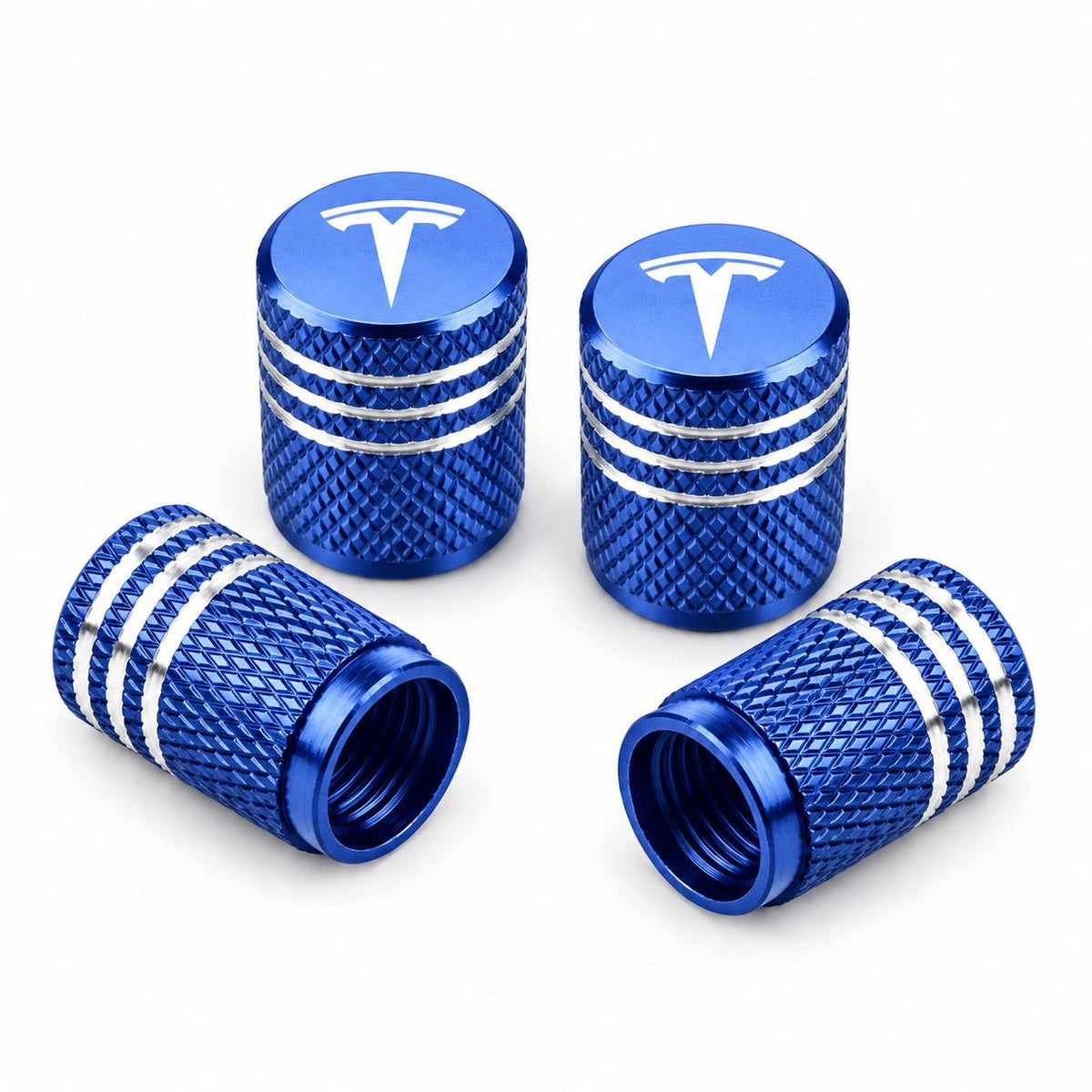 Valve Stem Caps 4-Pack for Tesla 3/Y/S/X 2017-ON