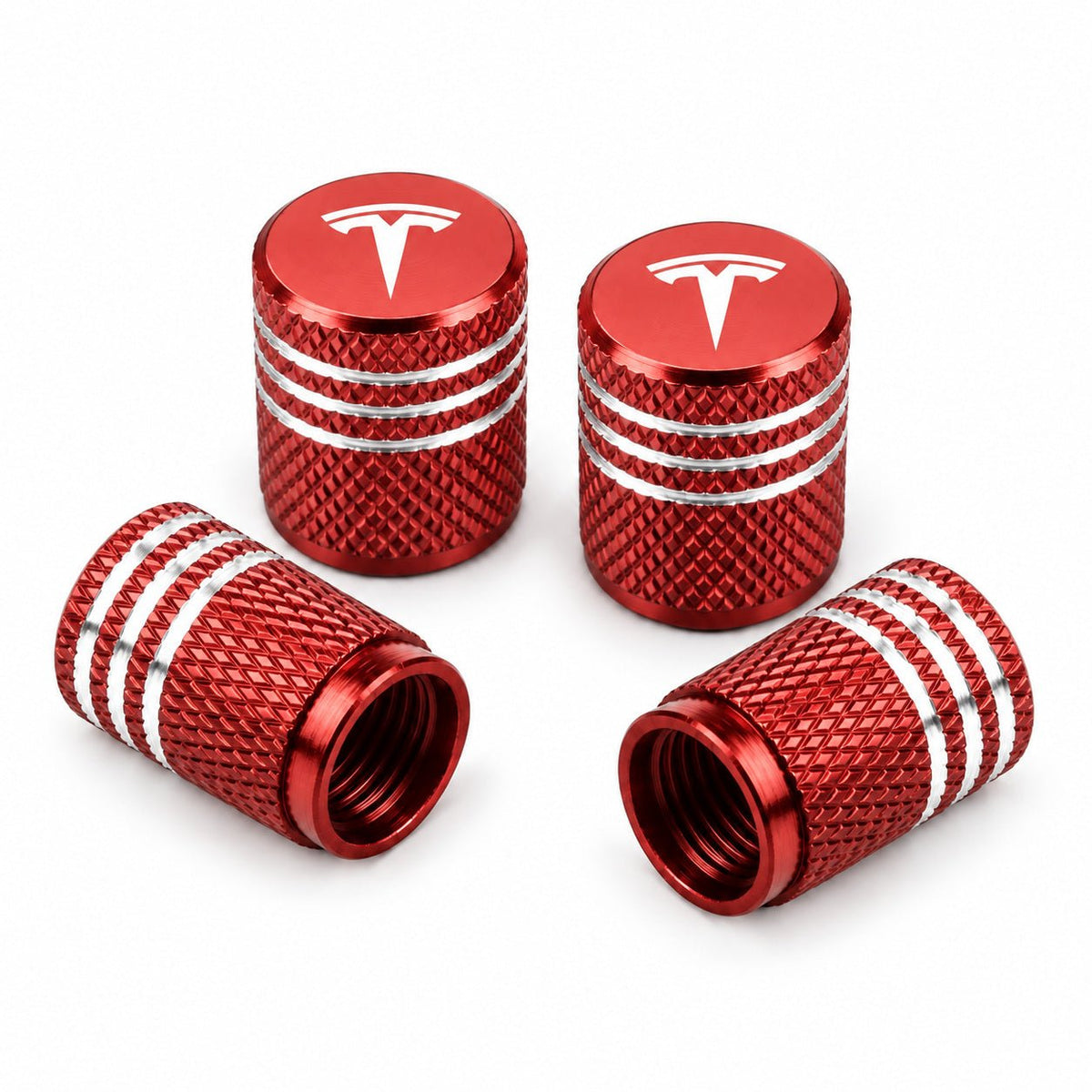 Valve Stem Caps 4-Pack for Tesla 3/Y/S/X 2017-ON