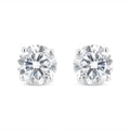 14K Gold Lab Grown Stud Earrings