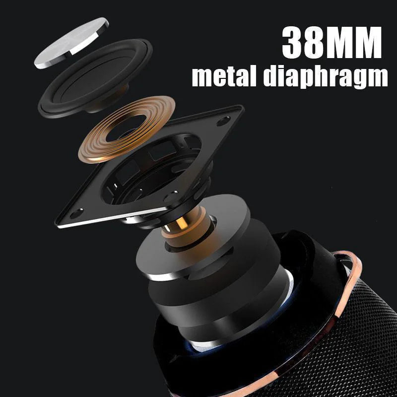 Bluetooth 5.1 Speaker Wireless Waterproof Outdoor Stereo LOUD