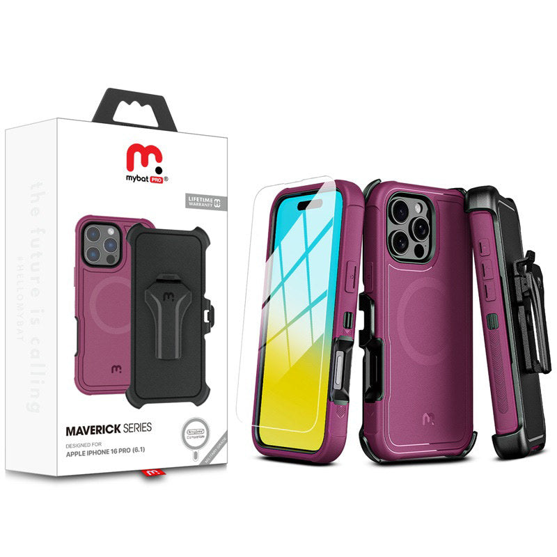 MYBAT Pro Maverick MagSafe Case for Apple iPhone 16 Pro