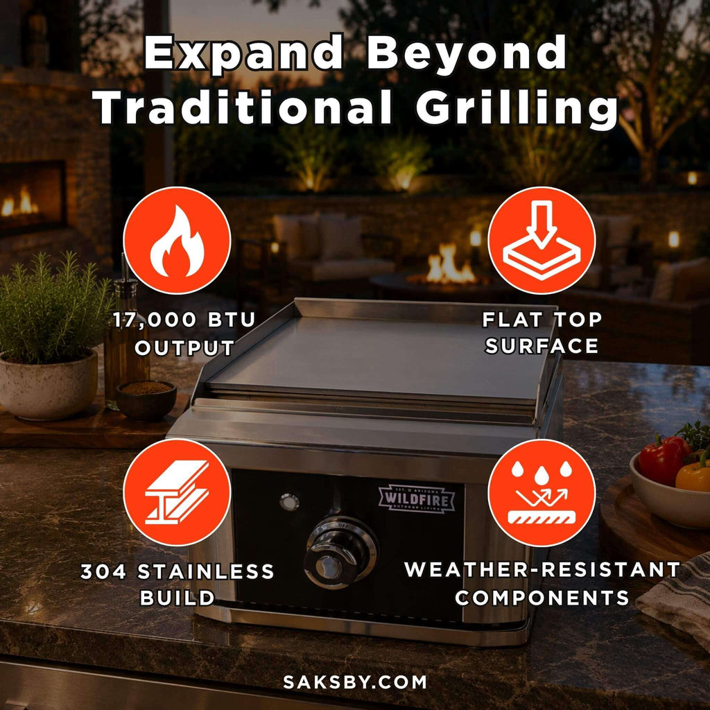 [WFSDGRD-BSS/SS] Wildfire 15" Side Griddle