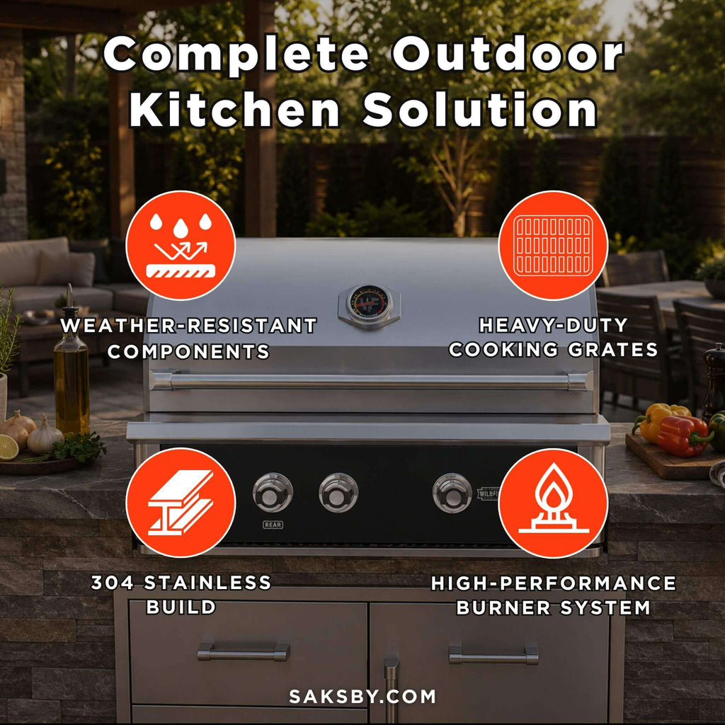 [WFPRO42G-BSS/SS] Wildfire 42" Grill