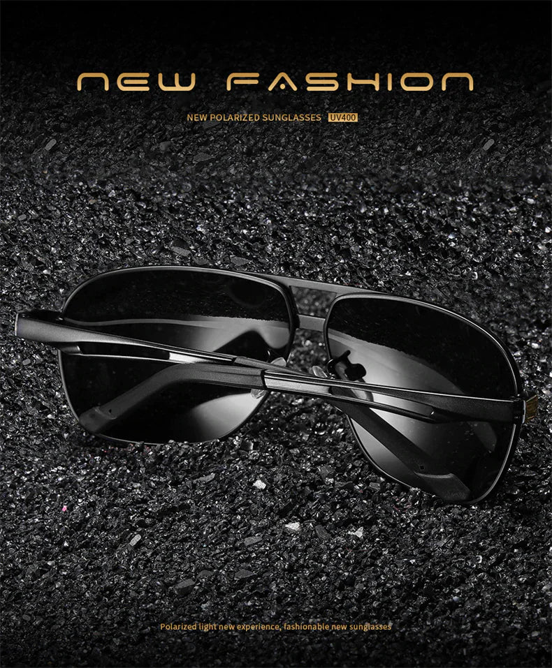 Mens Polarized Pilot Sunglasses Outdoor Driving UV400 Sun Glasses