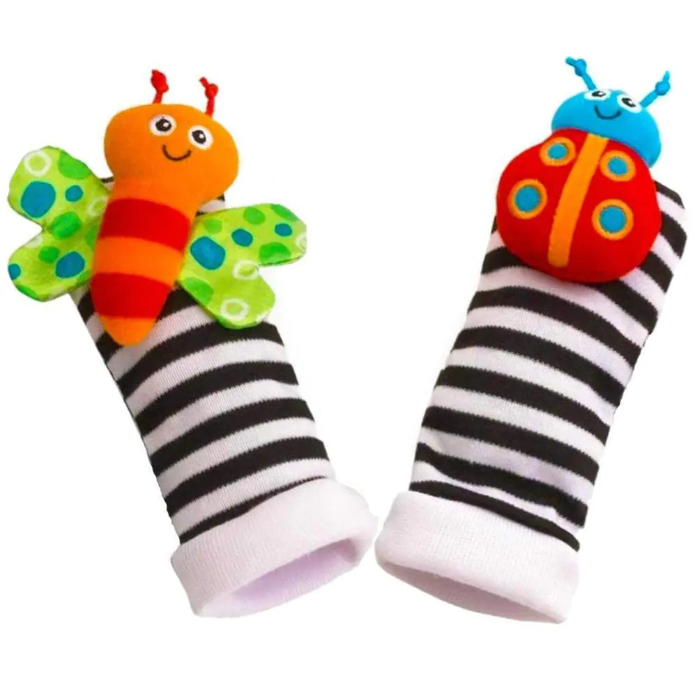 Baby Rattle Socks 3-12 Months