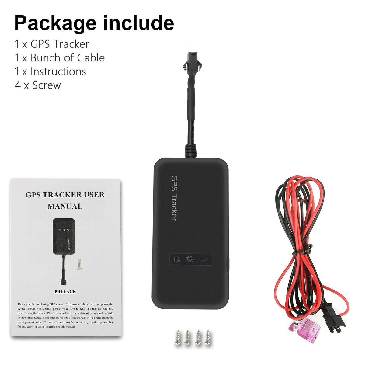 Real Time GPS Tracker Tracking Locator Device GPRS GSM