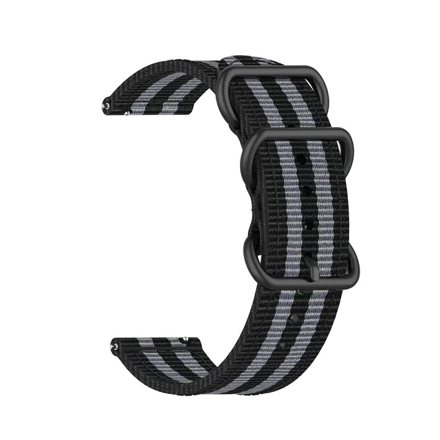 18mm 20mm 22mm Durable Military Woven Nylon Wrist Watch Band
