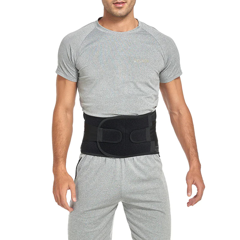 Adjustable Lower Back Brace Lumbar Support Waist Belt Men Pain