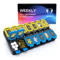 Weekly Pill Organizer 2 Times Day Am Pm Pill Case Pill Box