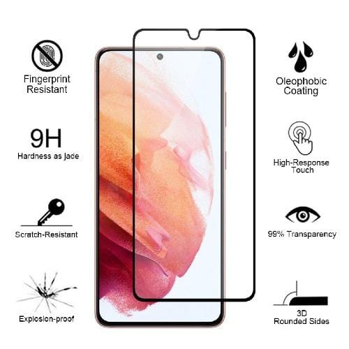Clear Tempered Glass Screen Protector (2-Pack) Samsung Galaxy S21