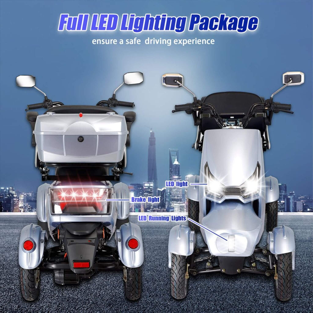 [SAK91645] Zvg 1000W 4-Wheel Mobility Scooter