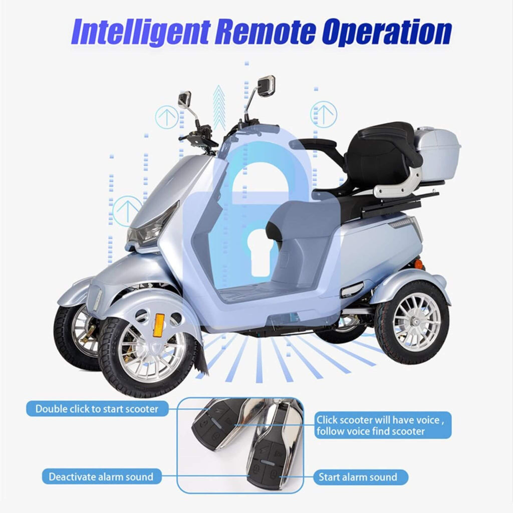 [SAK91645] Zvg 1000W 4-Wheel Mobility Scooter