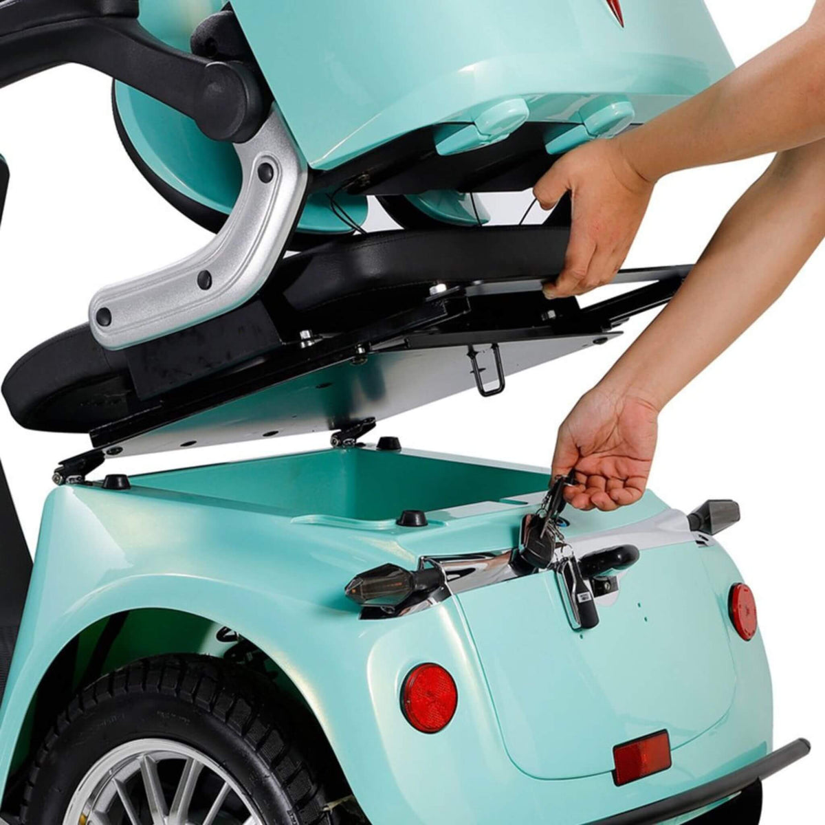 [SAK97156] Zvg 800W 4-Wheel Mobility Scooter